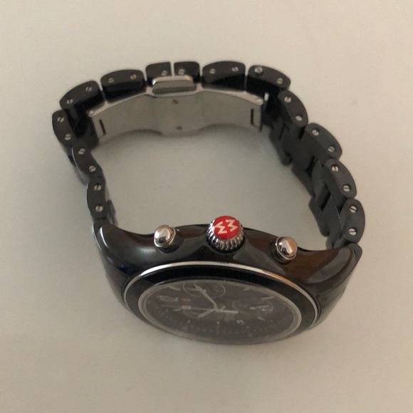 Michele Tahitian Black Ceramic Watch - Picture 5 of 5